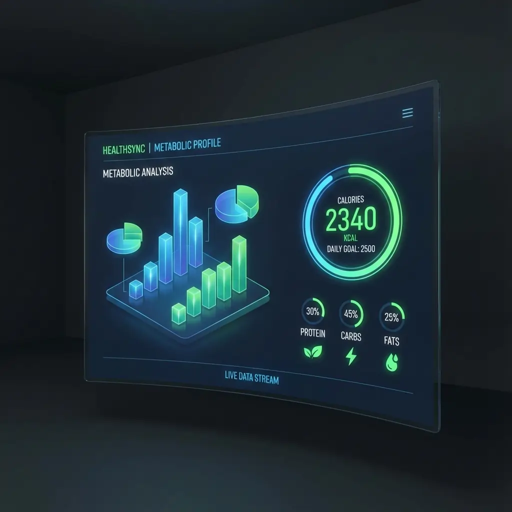 AI Diet Planner Advanced Metabolic Analysis Dashboard